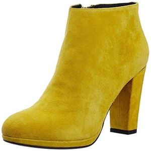 NEW Geox Acid Yellow Kali Suede Bootie